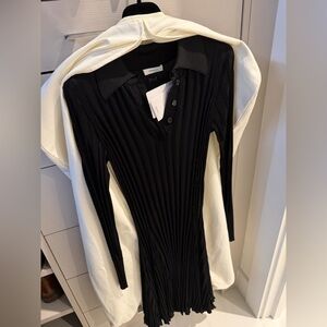 Salvatore Ferragamo Black Long Sleeve Dress